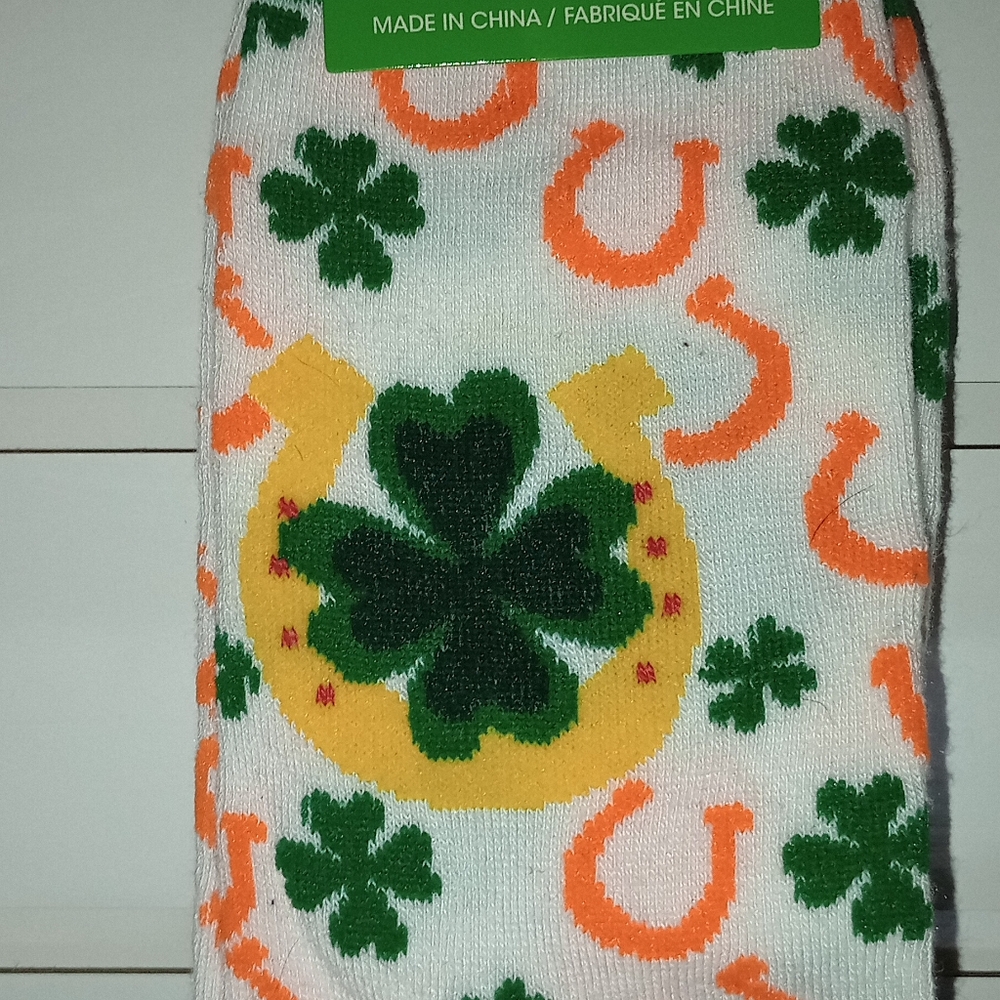 Socks saint Patrick clover 🍀